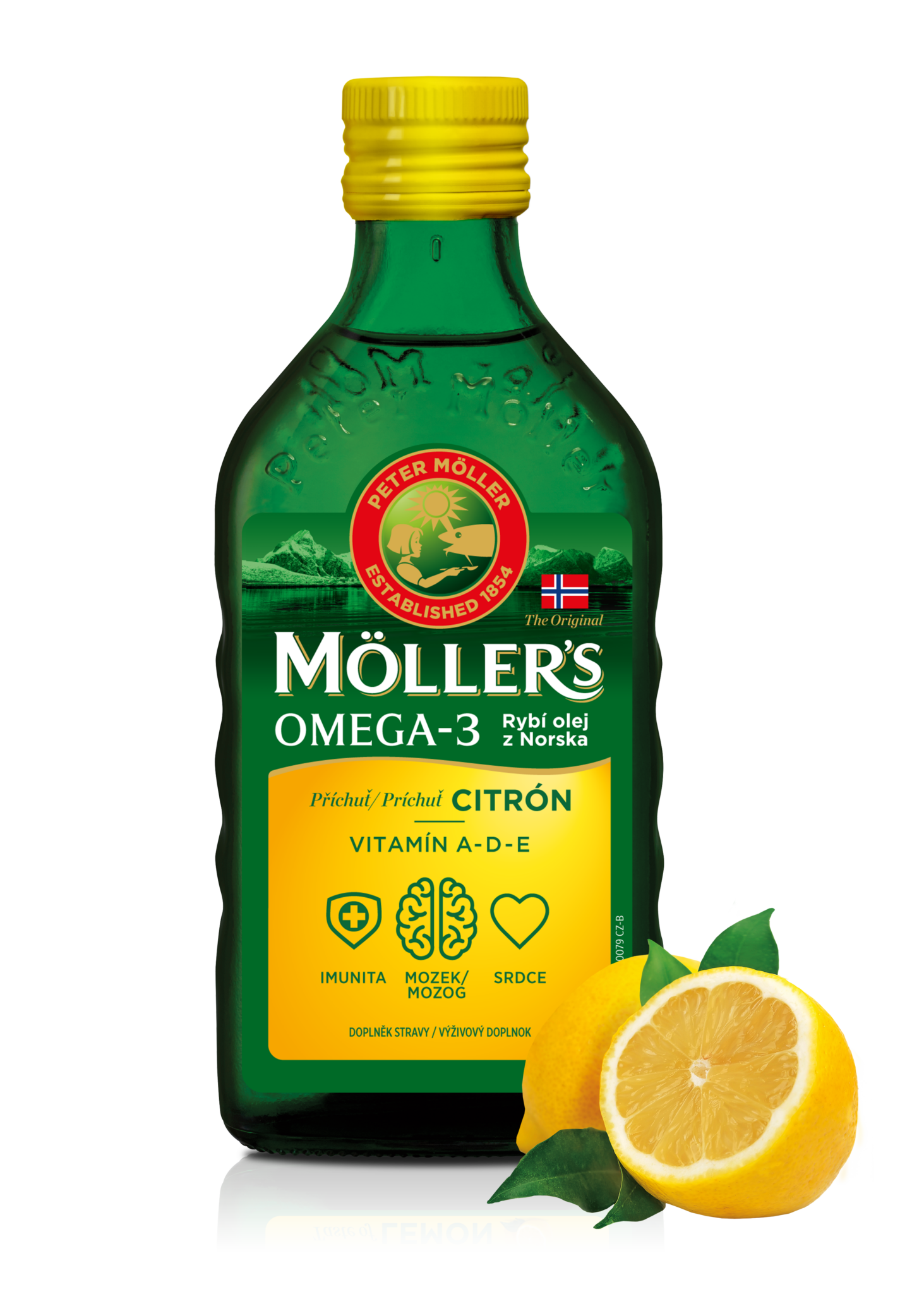 Möller´s Omega-3 Rybí olej Natural - Mollers-cz